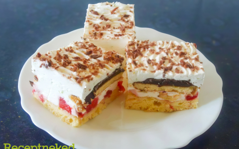 Tejfölös, citromos kocka recept fotóval Tejfölös, citromos kocka