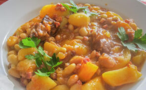 Babfőzelék krumplival recept fotóval Babfőzelék krumplival