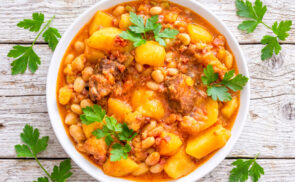 Babfőzelék krumplival