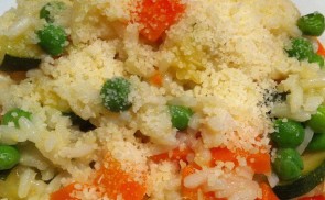 Zöldséges rizottó parmezánnal