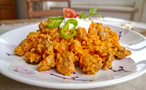 Húsos rizses káposzta