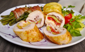 Ördögien jó göngyölt csirkemell