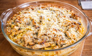 Tejszínes csirkemell bulgurral