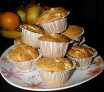 Almás fahéjas muffin