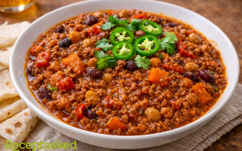 Jamie Oliver chili con carnéja