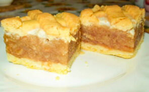 Krémes-habos almás pite