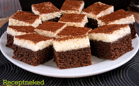 Krémes tejbegrízes szelet