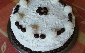 Csokis raffaello torta