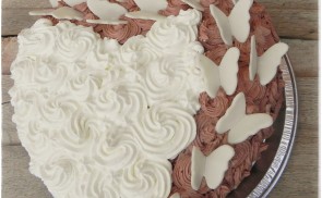 Fehércsokis kakaós torta