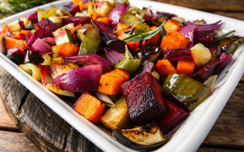 Sütőben sült zöldségek