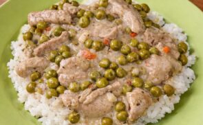 Zöldborsós tokány