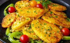 Tejben sült burgonya