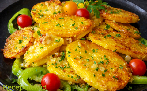 Tejben sült burgonya