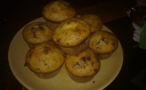 Csokis-vaníliás muffin