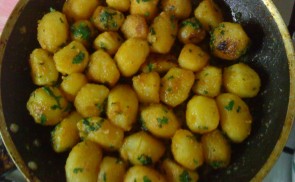 Fokhagymás krumpli