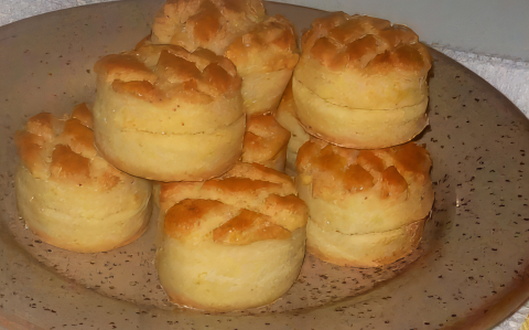 Túrós pogácsa recept fotóval Túrós pogácsa