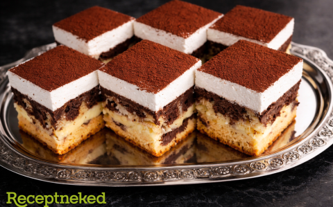 Márványos lepény vanília pudinggal