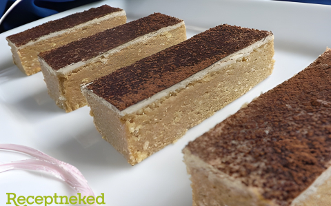Cappuccino szelet sütés nélkül recept fotóval Cappuccino szelet sütés nélkül