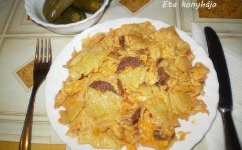Krumplis csusza recept fotóval Krumplis csusza
