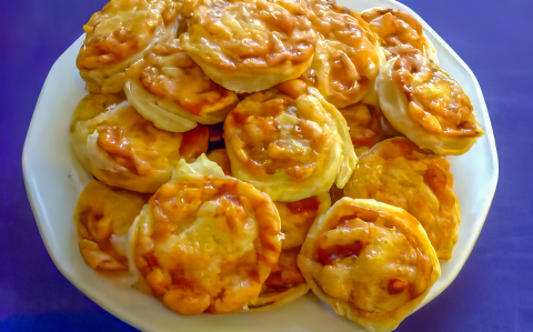 Pizzás csiga