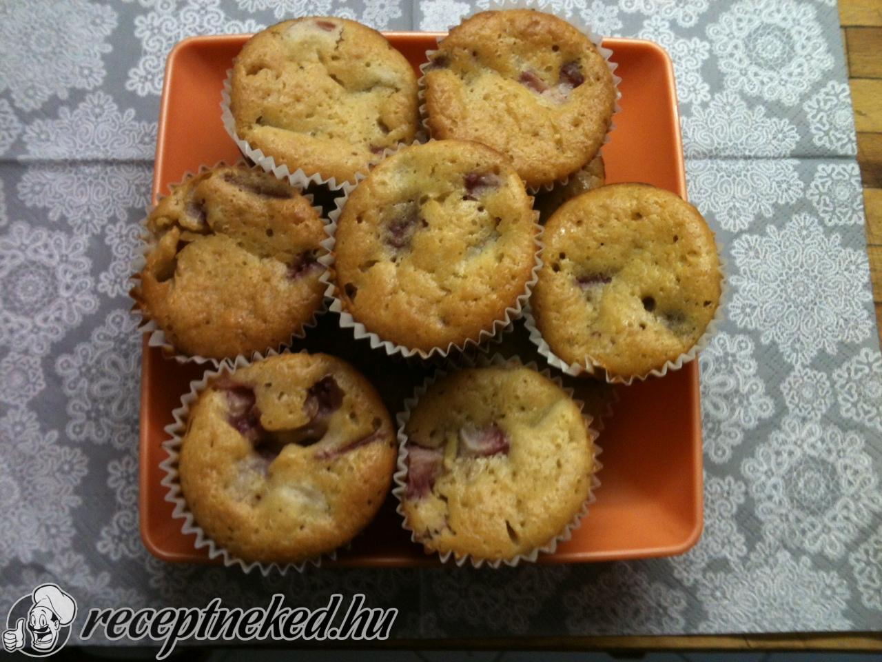Epresrebarbarás muffin recept dpetrus konyhájából Receptneked.hu