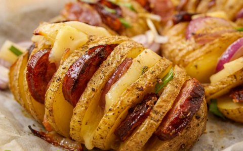 Tűzdelt-Töltött krumplim