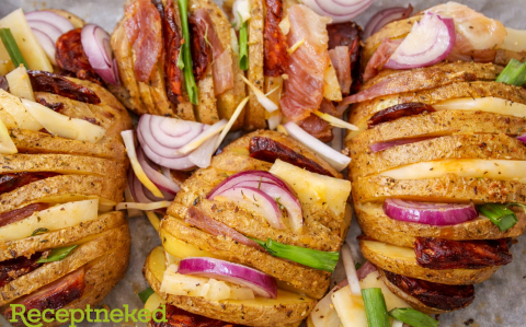 Tűzdelt-Töltött krumplim