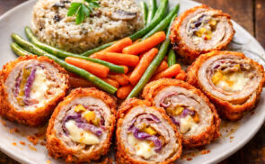 Töltött karajszeletek