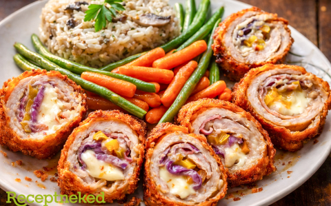 Töltött karajszeletek