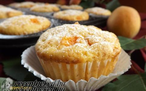 Sárgabarackos-joghurtos muffin