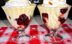Cseresznyés trifle