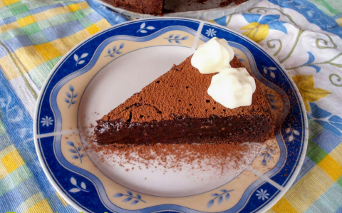 Egyszerű egyben sült csokitorta