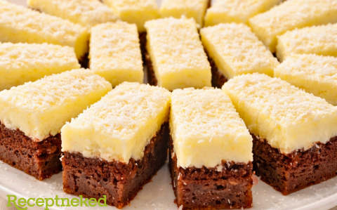 Kókuszkrémes szelet