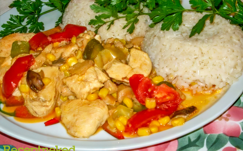 Hóstyai csirke recept fotóval Hóstyai csirke