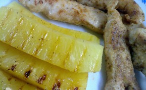 Csirkemell grillezett ananásszal