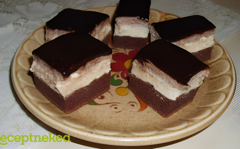 Capuccinó szelet recept fotóval Capuccinó szelet