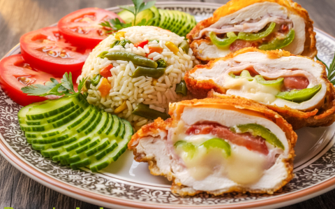 Töltött csirkemell „Józsi módra”