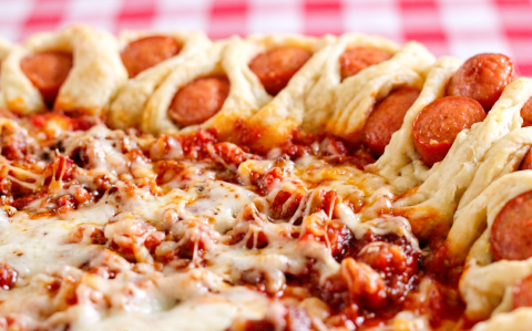 Pizza virág