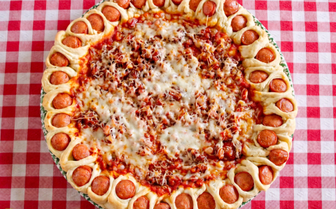 Pizza virág