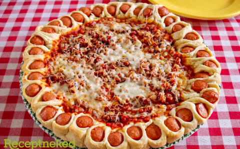 Pizza virág