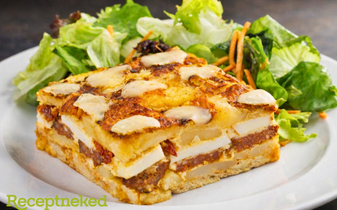 Rakott krumpli füstölt scamorzával