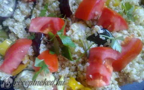 Quinoa grillezett zöldséggel
