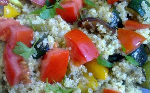 Quinoa grillezett zöldséggel