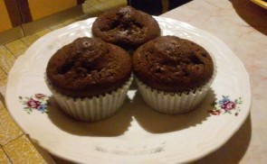 Gluténmentes duplacsokis muffin