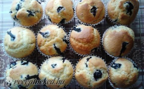 Áfonyás csokis muffin