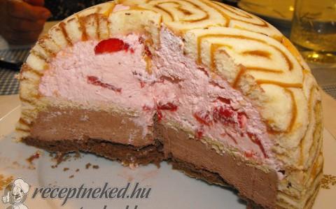 Epres-csokis charlotte torta
