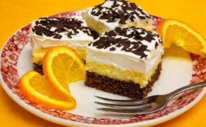 Narancsos, habos szelet