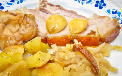 Bőrös, ropogós malacsült recept fotóval Bőrös, ropogós malacsült