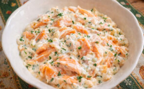 Mascarponés lazacsaláta