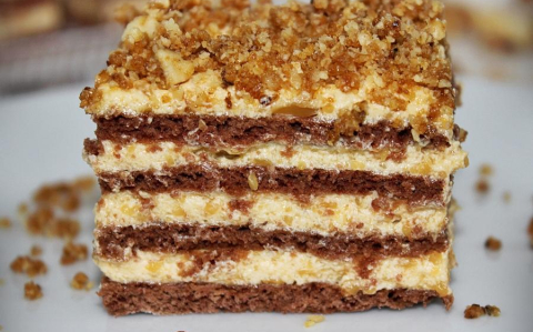 Karamellás szelet recept fotóval Karamellás szelet